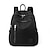 olcso Hátizsákok-Női Funkcionális hátizsák Mini hátizsák hátizsák Napi Tömör szín Oxfordi ruha Műanyag Nagy kapacitás Vízálló Könnyű Cipzár Fekete Világoszöld Arcpír rózsaszín