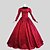 ieftine Rochii-Rococo Βικτωριανής Εποχής Rochie De Bal Costum de petrecere Mascaradă Rochie de bal Colind de Crăciun Costume de fancy Pentru femei Regal Mascaradă Carnaval Petrecere Halloween Adulți Rochie