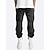 お買い得  メンズアクティブパンツ-男性用 カーゴパンツ 脚巾着 純色 リップストップ 高通気性 週末 ストリートウェア クラシック カジュアル ブラック イエロー