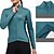 cheap Cycling Jerseys-21Grams Women&#039;s Cycling Jersey Long Sleeve Bike Top with 3 Rear Pockets Mountain Bike MTB Road Bike Cycling Breathable Quick Dry Moisture Wicking Reflective Strips Green Rosy Pink Polka Dot Polyester