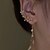cheap Earrings-Women&#039;s Clear Ear Cuff Classic Flower Shape Korean Cute Earrings Jewelry Silver For Wedding Engagement 1PC