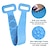 cheap Bathing &amp; Personal Care-Magic Silicone Brushes with Self Adhesive Hook Bath Towels Rubbing Back Mud Peeling Body Massage Shower Extended Scrubber Skin Clean Brushes Bathroom