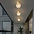 cheap Ceiling Lights-Mini Flush Mount Ceiling Lamp, Crystal Close to Ceiling Lights, Hallway Lights Crystal Flush Mount Hallway Light fixtures Ceiling Chandelier Gold （Without Bulb）