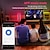 abordables Lumières intelligentes-Barre lumineuse LED intelligente WiFi APP Bluetooth RGB lumière d&#039;atmosphère synchronisation musicale 12 modes décoration mur TV salle de jeu lumière nocturne