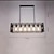 billige Vedhængslys-industriel stil kreativ personlighed bar lampe industriel 4. 6 jern rektangulær jern pendel