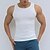 cheap Men&#039;s Active Tees &amp; Tanks-Men&#039;s Running Tank Top Workout Tank Sleeveless Tank Top Athletic Breathable Moisture Wicking Soft Gym Workout Running Active Training Sportswear Activewear Solid Colored Black White Pink