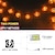 رخيصةأون أضواء شريط LED-مصابيح سلسلة زينة فانوس اليقطين للهالوين تعمل بالبطارية مصابيح اليقطين ذاتية الصنع للداخلية في الهواء الطلق وحفلات الهالوين وديكورات المنزل والحديقة 3m-20leds 2m-10leds