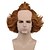 billige Filmkarakter parykker-kort fluffy brun krøllet horror pennywise paryk cosplay paryk anime paryk halloween parykker