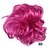 billige Hestehaler-1 stk hårbolle hårstykke scrunchies tyk up-do syntetisk paryk med elastisk gummibånd rodet knold krøllet doughnut hestehale hårforlængelse hårtilbehør til kvinder piger