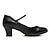 ieftine Pantofi Dans Clasic &amp; Modern-Pentru femei Sală Dans Pantofi Moderni Pantofi de caracter Petrecere / Seară Interior Vals Simplu Vârf Închis Buclă Adulți Negru