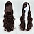 baratos Peruca para Fantasia-peruca cosplay encaracolada parte lateral ondulada máquina feita peruca 32 polegadas cabelo sintético feminino anime cosplay criativo loiro vermelho branco/festa