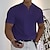 baratos Camisetas masculinas casuais-Homens Camiseta Tecido Decote V Casual Feriado Manga Curta Roupa Esportes Moda Leve Músculo
