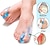 cheap Bathing &amp; Personal Care-2 Pieces Big Toe Separator Bone Corrector Straightener Silicone Gel Foot Fingers Protector Bunion Adjuster Feet Massager