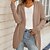 cheap Cardigans-Women&#039;s Cardigan Sweater Jumper Cable Knit Knitted Thin Tunic Open Front Pure Color Outdoor Home Stylish Casual Winter Fall Black Pink S M L