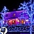 ieftine Fâșii LED-lumini cu led solare în aer liber 10/20/30/50/100m lumini șiruri de Crăciun rezistente la apă iluminare festivă lumini pentru copac în aer liber petrecere de nuntă pom de Crăciun grădină în aer liber