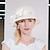 preiswerte Partyhut-nette Art Elegant Polyester / Faser Hüte / Strohhüte mit Schleife / Band-Bindung 1 Stück Casual / Tee-Party / Melbourne-Cup Kopfschmuck