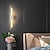 billige LED-væglys-lightinthebox 1-lys 50 cm led væglamper klassisk nordisk stil væglamper linje design stue soveværelse aluminiumslegering traditionel væglampe 110-120v 220-240v 5 w