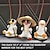 cheap Car Pendants &amp; Ornaments-2Pcs Cute Swinging Duck Car Hanging Ornament for Funny Car Rear View Mirror Swing Hanging Accessories Suitable for Women &amp; Men