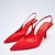 cheap Women&#039;s Heels-Women&#039;s Heels Pumps Ladies Ankle Strap Heels Office  Daily Gradient Colored High Heel  Pointed Toe Elegant Sexy Casual Walking Synthetics Loafer Black Red  Shoes With Red Bottoms