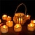abordables Luces de velas-12/24Pcs luces LED de té velas luces titilantes sin llama cálido blanco para iluminación de fiesta de Acción de Gracias con batería