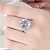 cheap Rings-Ring Wedding Geometrical White Yellow Rosy Pink Copper Rhinestone Stylish Simple Luxury 1pc / Women&#039;s / One Earring