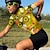 Χαμηλού Κόστους Γυναικείες φανέλες-21Grams Γυναικεία Φανέλα ποδηλασίας Κοντομάνικο Ποδήλατο Αθλητική μπλούζα Μπολύζες με 3 πίσω τσέπες Ποδηλασία Βουνού Ποδηλασία Δρόμου Γρήγορο Στέγνωμα Αναπνέει Ύγρανση Moale