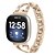 billige Urremme til Fitbit-1 stk Smartwatch bånd Kompatibel med Fitbit Versa 3 / Sense Rustfrit stål Smartwatch Rem Justerbar Stødsikker Metal band Udskiftning Armbånd