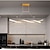economico Luci dell&#039;isola-Lampadario design 2 luci linea cm 80 alluminio lineare finiture verniciate moderno semplice led 110-120v 220-240v