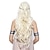billiga Kostymperuk-daenerys targaryen peruk lång lockigt blond flätad cosplay peruk för kvinnor hår peruk