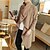 cheap Men&#039;s Trench Coat-Men&#039;s Winter Coat Trench Coat Cloak / Capes Business Casual Fall Spring Cotton Blend Quick Dry Lightweight Outerwear Clothing Apparel Streetwear Stylish non-printing Pure Color Irregular Hem