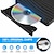 Недорогие Аудио и видео аксессуары-тонкий внешний привод CD DVD RW USB 3.0 Burner Burner Player Card Reader для ноутбука