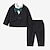 tanie Zestawy-garnitur dla chłopców dla dzieci &amp; marynarka koszula &amp; spodnie odzież zestaw 3 sztuki z długim rękawem beżowy jednolity kolor bawełna szkoła moda w stylu preppy 2-6 lat;
