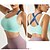 cheap Sports Bras-Women&#039;s Medium Support Sports Bra Open Back Cross Back Color Block Black Green Yoga Fitness Gym Workout Bra Top Sport Activewear Stretchy Breathable Quick Dry Comfortable Slim / Removable Pad