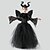 cheap Movie &amp; TV Theme Costumes-Witch Maleficent Outfits Tutu Girls&#039; Movie Cosplay Princess Sweet Black Dress Sleeves Wings Masquerade Organza / Headwear / Headwear World Book Day Costumes