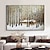 ieftine Picturi cu Peisaje-mintura lucrat manual cu textură groasă copac peisaj picturi în ulei pe pânză decor de artă de perete imagine abstractă modernă pentru decorarea casei pictură rulată fără rame neîntins