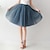 cheap Plain Skirts-Women&#039;s Skirt Mini Tulle Swing Light Green Wine Blue Skirts Layered Basic Fashion Casual One-Size