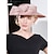 abordables Sombreros de fiesta-Elegante Dulce Lino Sombreros con Pajarita 1 PC Boda / Fiesta / Noche / Copa Melbourne Celada