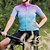 cheap Cycling Jerseys-21Grams Women&#039;s Cycling Jersey Short Sleeve Bike Top with 3 Rear Pockets Mountain Bike MTB Road Bike Cycling Breathable Quick Dry Moisture Wicking Reflective Strips Blue Floral Botanical Polyester