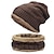 ieftine Pălării Damă-Bărbați Pentru femei Pălărie Beanie Set cald de iarnă În aer liber Casă Zilnic Culoare solidă / simplă Tricotaj Casual Casul / Zilnic 1 pachet