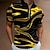 tanie 3d polo z zamkiem błyskawicznym-Męskie Koszulka polo Koszula golfowa Gradient Wieczorne Żółty Granatowy Fioletowy Złoty Ciemnoniebieski Druk 3D Na zewnątrz Ulica Krótkie rękawy Zamek Nadruk Odzież Moda Designerskie Codzienny