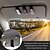 billige Utstyr for å organisere i bilen-2stk Holder til solskjermer for bil Passer for tynne briller Billettkortklipp Passer for tykke briller Plast Til Jeep Truck Van