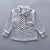 baratos Conjuntos-camisa meninos meninos &amp; Calças conjunto de roupas 2 peças manga longa listra xadrez cinza algodão férias moda casual 1-5 anos