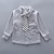 preiswerte Formeller Anzug für Jungen-2 Stück Ring-Träger Anzug Jungen kinderkleidung Shirt &amp; Hose Kleidungsset Outdoor Urlaub Casual Modisch Brautkleider schlicht Plaid Streifen Weiß Grau Baumwolle