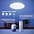 ieftine Lumini Reglabile-Plafoniera cu LED inteligentă 12 inci 28 W lumină albă caldă față și spate rgb care schimbă culoarea aplicație de lampă încorporată pentru dormitor și sincronizare cu control vocal compatibil cu alexa