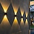 abordables Lampes Solaires LED-2 pièces appliques murales solaires lumières de jardin à led extérieures applique murale étanche capteur de contrôle de lumière intelligent lampe de porche cour balcon clôture canal éclairage