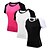 cheap Yoga Tops-Women&#039;s Compression Shirt 3 Pack Short Sleeve Base Layer Top Casual Athleisure Spandex Breathable Quick Dry Lightweight Fitness Gym Workout Running Sportswear Activewear Color Block Black / Orange