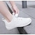 billige Dansesneakers-unisex danse sneakers cheer sko praksis udendørs cheerleading sneaker flad hæl hvid