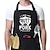 cheap Aprons-BBQ Black Chef Apron For Women and Men, Kitchen Cooking Apron, Personalised Gardening Apron, Grill Master, Adjustable with Pocket Waterproof Oil Proof