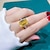 Χαμηλού Κόστους Δαχτυλίδια-Δαχτυλίδι Γάμου Γεωμετρική Λευκό Κίτρινο Ροζ Χαλκός Στρας Στυλάτο Απλός Πολυτέλεια 1 τεμ / Γυναικεία / Ένα σκουλαρίκι