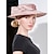 cheap Party Hats-Elegant Sweet Flax Hats with Bowknot 1PC Wedding / Party / Evening / Melbourne Cup Headpiece